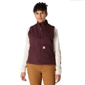 Carhartt WOMEN'S WASHED DUCK MOCK NECK VEST